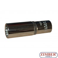 Tubulara lunga 1/2" Dr. 14mm - 12pt. ZR-03DS414B - ZIMBER-TOOLS