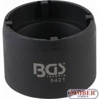 Cheie speciala pentru demontarea flansei arborelui principal de cutie de viteza Scania, priza 72/80mm, antrenare 3/4". 5421 - BGS technic.