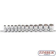 Set tubulare 10 mm (3/8") Drive | 8 - 19 mm | 12 pcs.1904 - BGS technic.