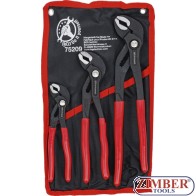 Set clesti pentru instalator 175 / 240 / 300 mm, 3 piese - 75209 - BGS technic.