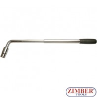 Cheie de roti, 17 + 19mm, maner extensibil  (1/2")- 1510 -BGS technic.