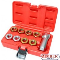Trusa reparat filet 9 piese, ZL-7145 - ZIMBER TOOLS