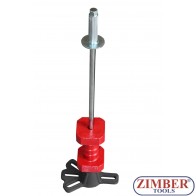 Extractor Disc de Frana si Tambur Roti UNIVERSAL cu 4 Ghiare si cu CIOCAN  - ZIMBER