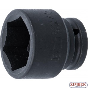Impact Socket, Hexagon | 20 mm (3/4") Drive | 40 mm 5640 - BGS technic.