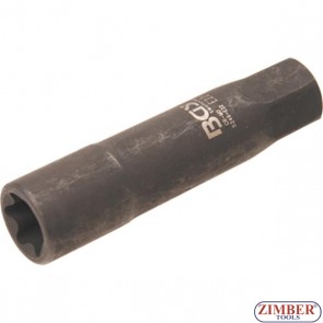 Cheie tubulara de impact Profil E20, lungime100 mm, antrenare hexagon 22 mm - 5246-E202 - Bgs technic