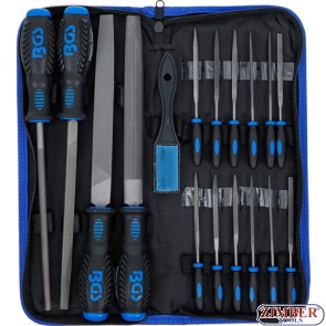 Machinist`s Files and Needle File Set | 17 pcs. - 72119 - BGS-technic.