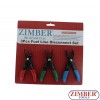 Cleste Colier Furtun (conducta) combustibil 3 piese -ZR-36FLDS03-  ZIMBER-TOOLS