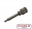 Bit Imbus de impact 6 mm, lungime 100mm, antrenare cu tubulara 1/2”- 4286  - Bgs technic. 