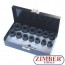Tubulare Extractore set 14-buc 1/2 10-mm- 27-mm -ZR-36NES1214 - ZIMBER-TOOLS.