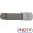 Bit Torx T90 cu gaura, lungime 100mm, antrenare cu tubulara 1/2" - 5103-T90 - BGS technic.