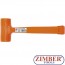 Ciocan cu ABSORBTIE LOVITURA cu Maner de Plastic 0,800g.  Ø 50 mm - 6823 - BGS technic.