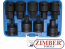 Set cu biti de impact Imbus si Spline (XZN), antrenare 3/4'', 9 piese. 5054 - BGS- technic.