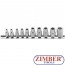 Socket Set, E-Type | 6.3 mm (1/4") Drive | E4 - E16 | 10 pcs. - 9548 - BGS technic 