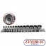 Set chei tubulare Gear Lock 4-14mm, antrenare 1/4", 13 piese. 2150 - BGS- technic.