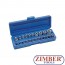Trusa Chei TORX E-Type, T-Star GAURIT 1/4"-3/8" 23.buc, ZR-14BSSS23 - ZIMBER-TOOLS.